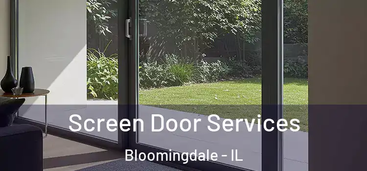 Screen Door Services Bloomingdale - IL